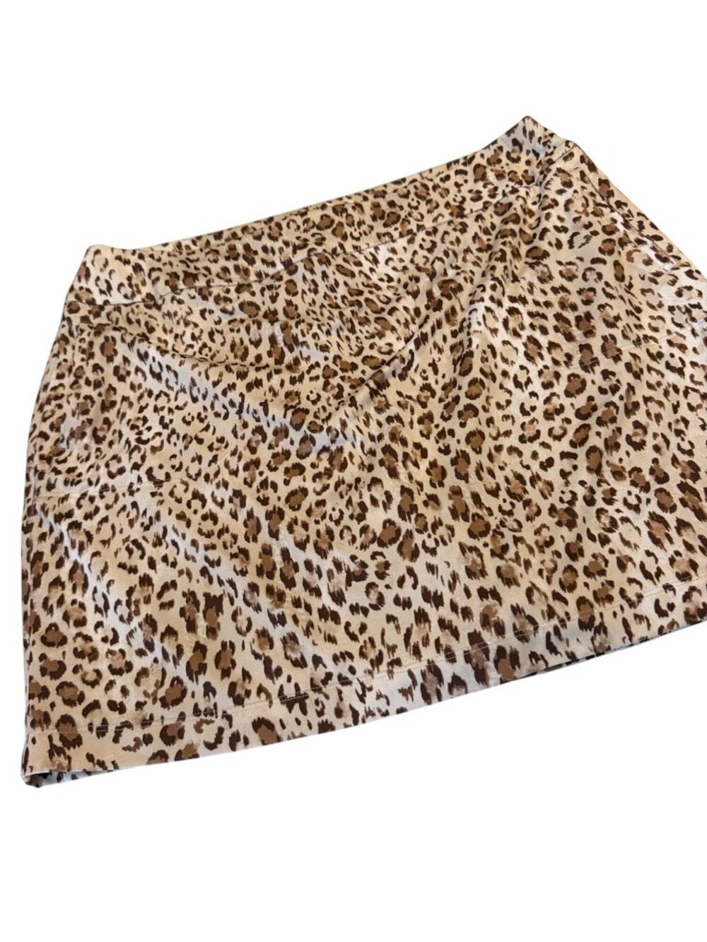 Chico's Zenergy Animal Print Pull On Skorts Skirt Size Large
